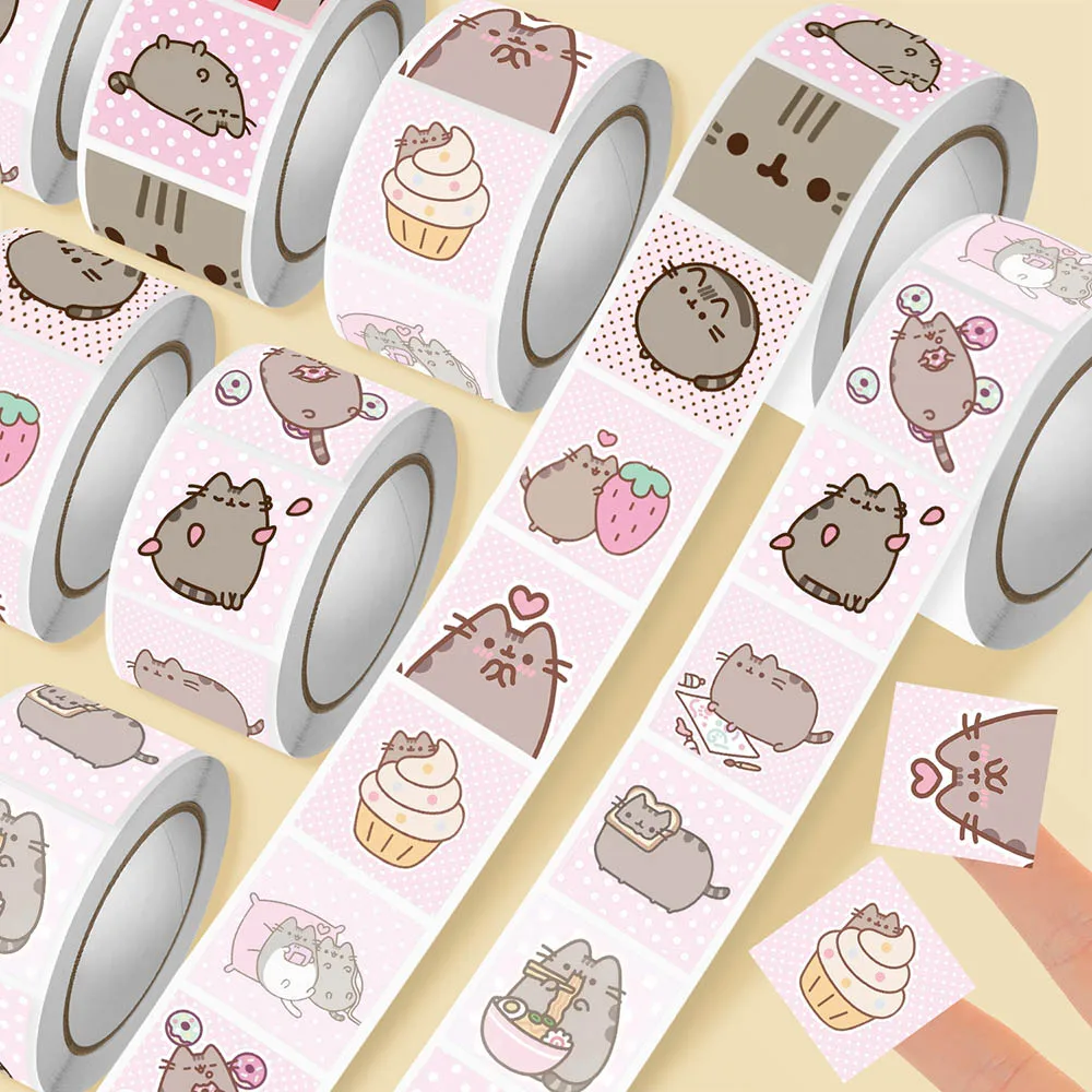 Handbags - Hou 500pcs Pusheen Cartoon Cat Roll