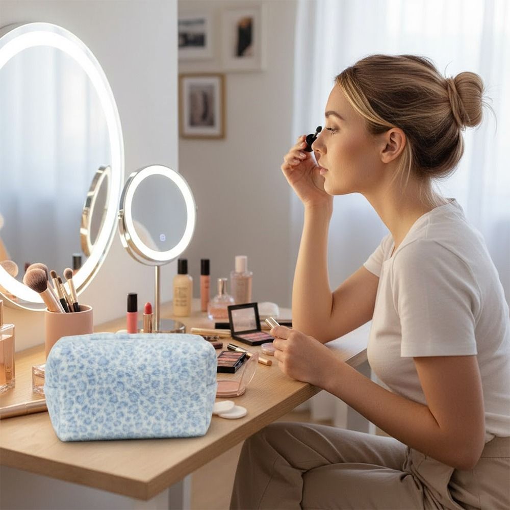 High Quality Fuzzy Makeup Bag  - Cosmetic Bags review and price