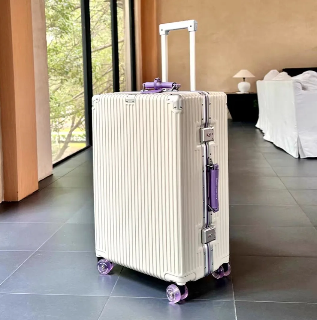 Aluminum Frame with Colorful S - Aluminum Frame Carry On Luggage review and price