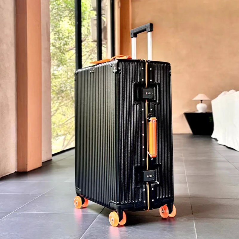 Aluminum Frame with Colorful S - Aluminum Frame Carry On Luggage review and price