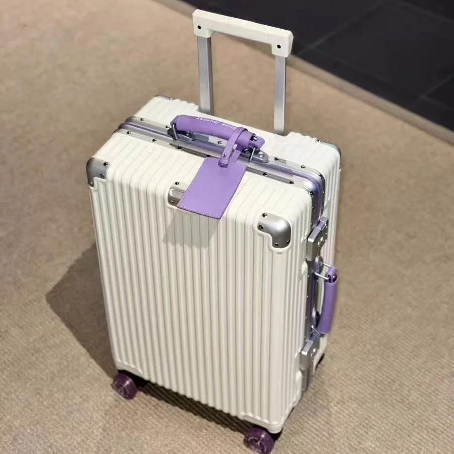 Aluminum Frame with Colorful S - Aluminum Frame Carry On Luggage review and price