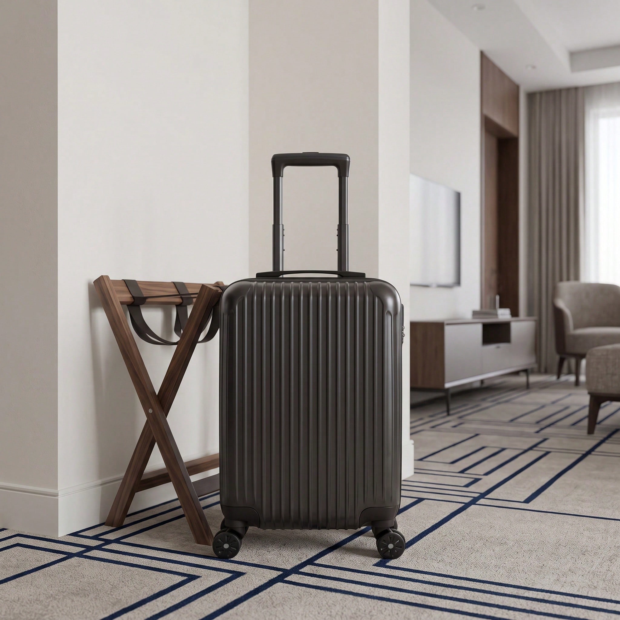 ABS Hard Shell Travel Luggage  - Spinner Wheel Rolling Suitcase 20 Inch review and price