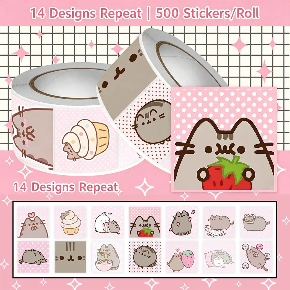 Hou 500pcs Pusheen Cartoon Cat - Handbags review and price