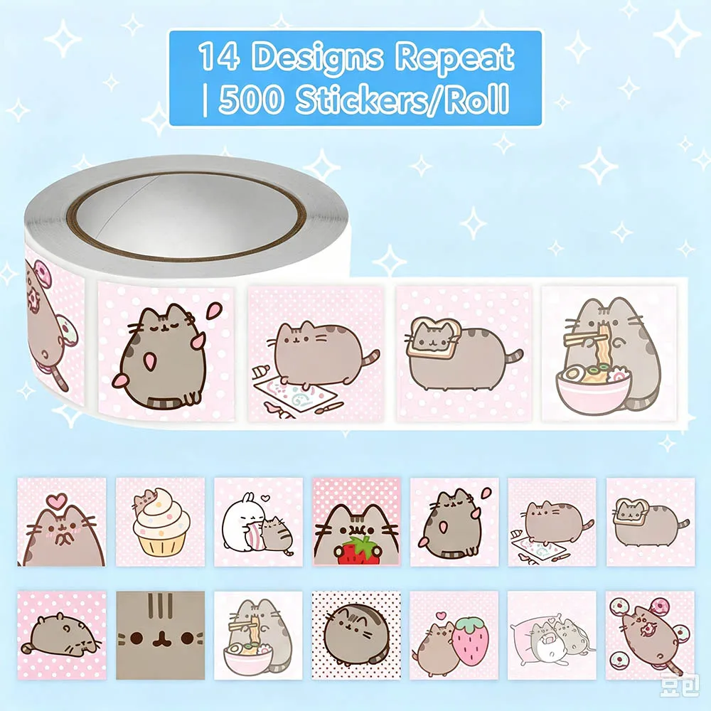 Hou 500pcs Pusheen Cartoon Cat - Handbags review and price
