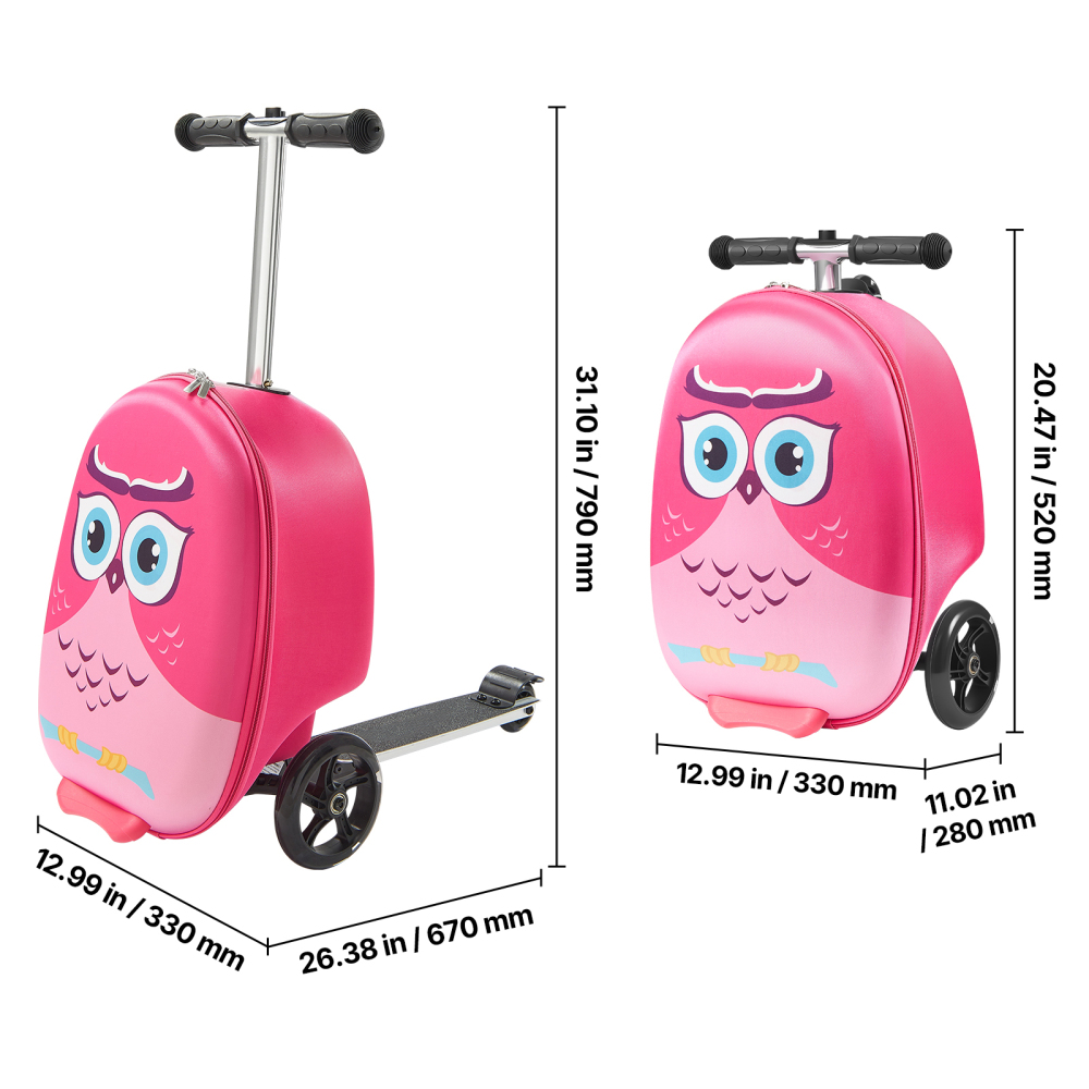 20 Inch Kids Ride on Scooter L - Kids Ride On Suitcase Scooter review and price