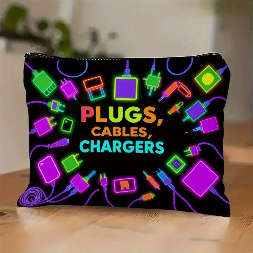 New Canvas Charger Storage Pou - Cosmetic Bags review and price